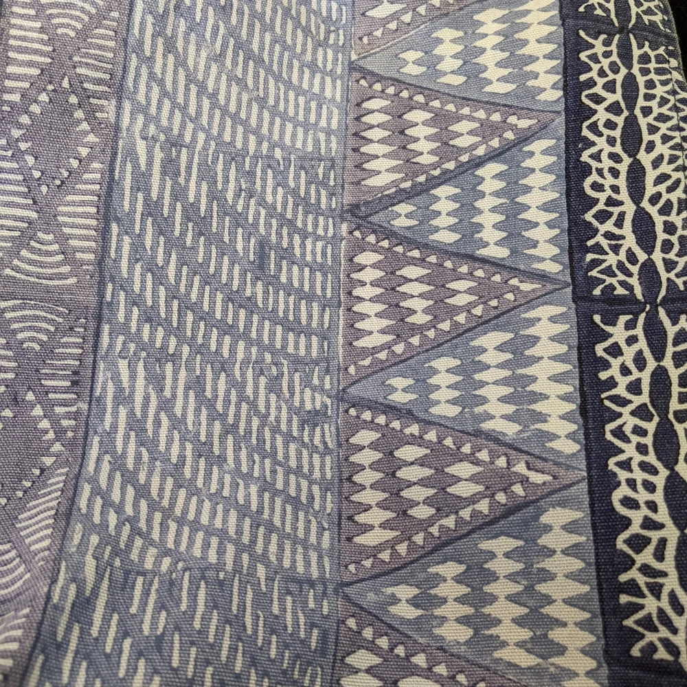 African Zimbabwe Lavender and Deep Purple Patterned Table Runner 100% Cotton